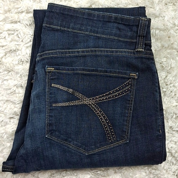 NYDJ Denim - Gently Worn! NYDJ Bronze Detail Denim Sz 8